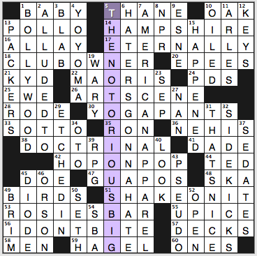 The 2015 Orca Awards Best Freestyle and Best Tournament Crossword