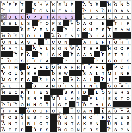 Sunday, December 19, 2021  Diary of a Crossword Fiend
