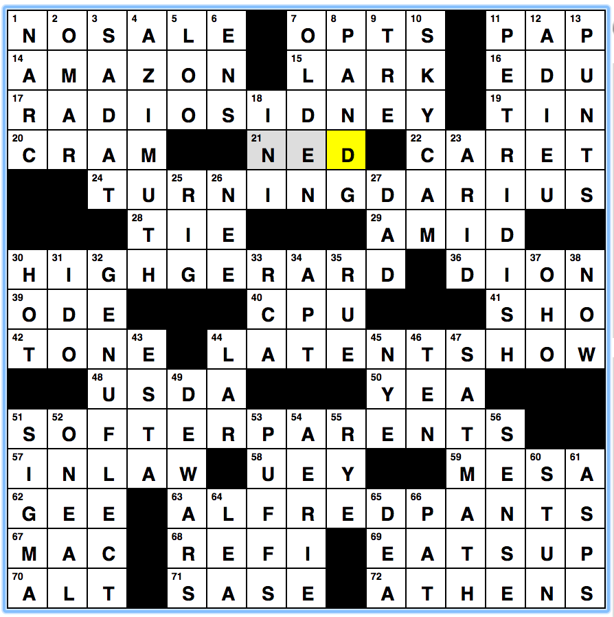 confer knighthood on crossword clue