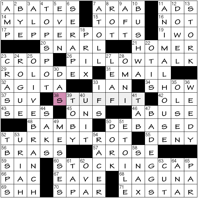 chitchat crossword clue