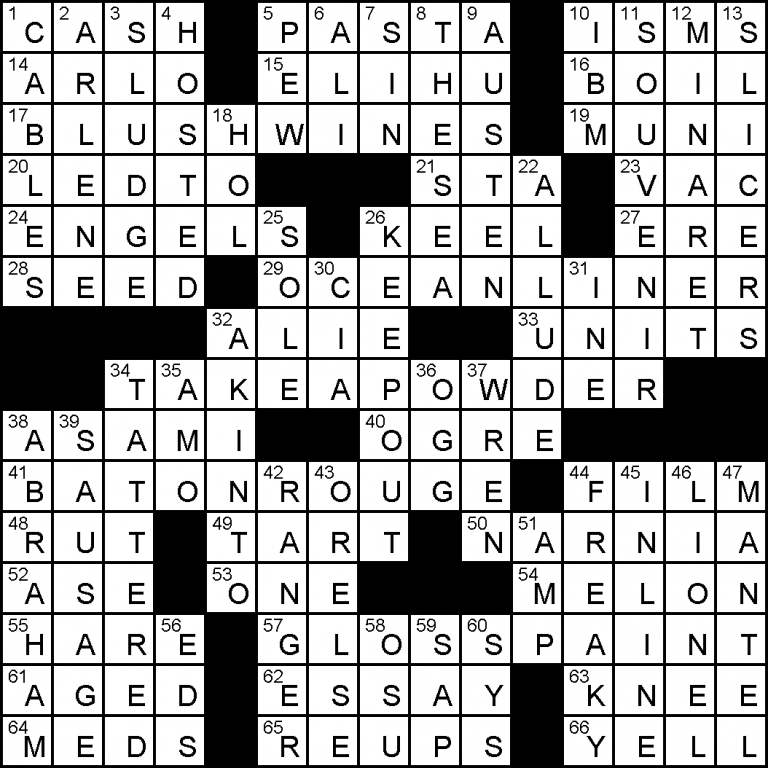 elicit an oops crossword clue