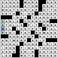 0604-18 NY Times Crossword Answers 4 Jun 2018, Monday 