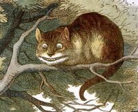 John Tenniel's original illustration of the CHESHIRE CAT for Alice's Adventures in Wonderland, 1865