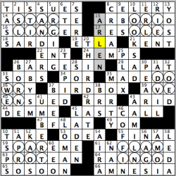 Sunday, May 25, 2008 NYT crossword by Elizabeth C. Gorski