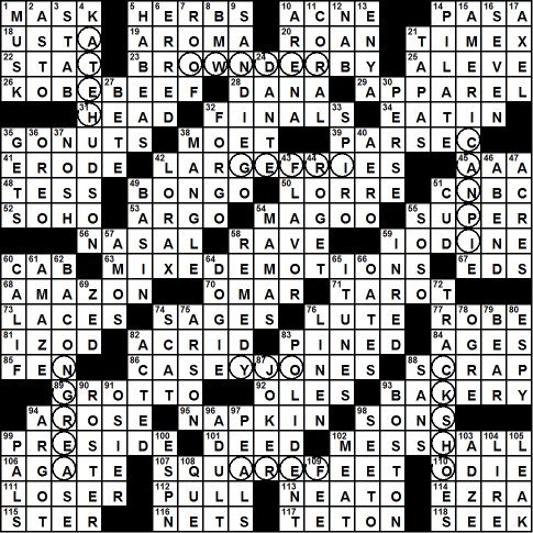 crossword morris