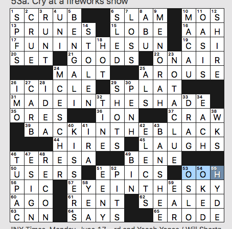 1205-22 NY Times Crossword 5 Dec 22, Monday 