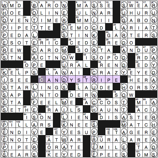 Sunday October 27 2019 Diary Of A Crossword Fiend