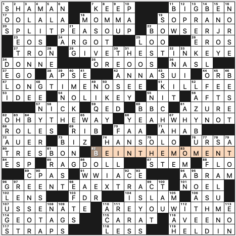 Sunday March 1 2020 Diary Of A Crossword Fiend