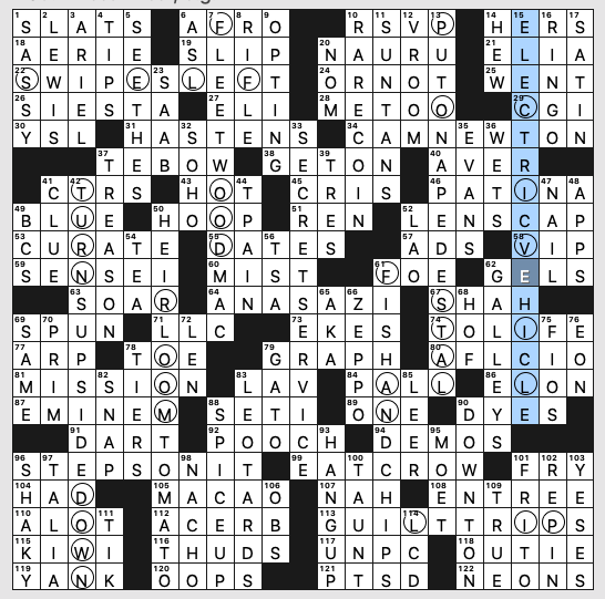 Crossword April 26, Puzzles