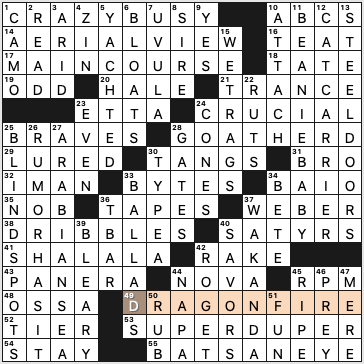 LA Times Crossword 7 May 21, Friday 