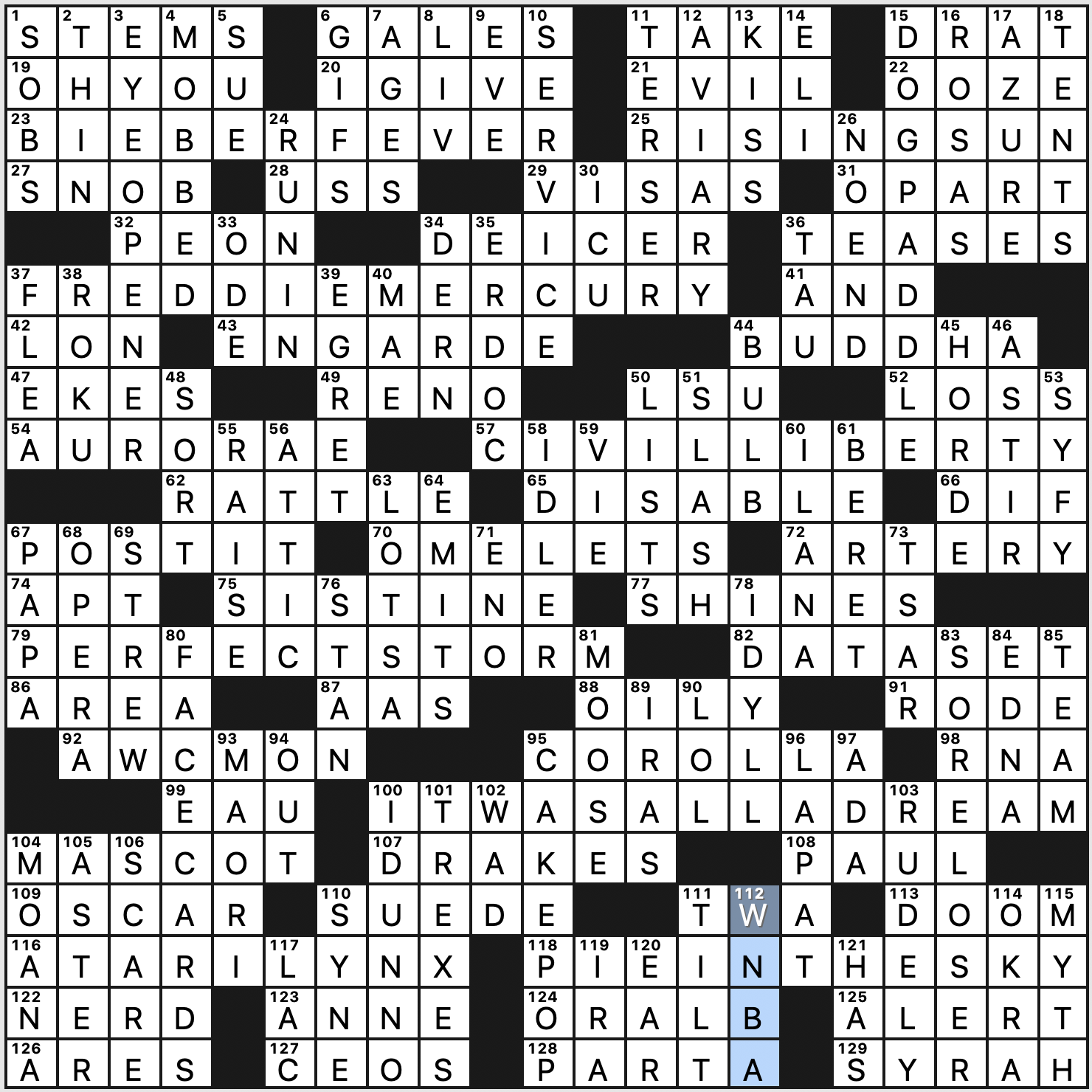 Sunday, July 5, 2020  Diary of a Crossword Fiend