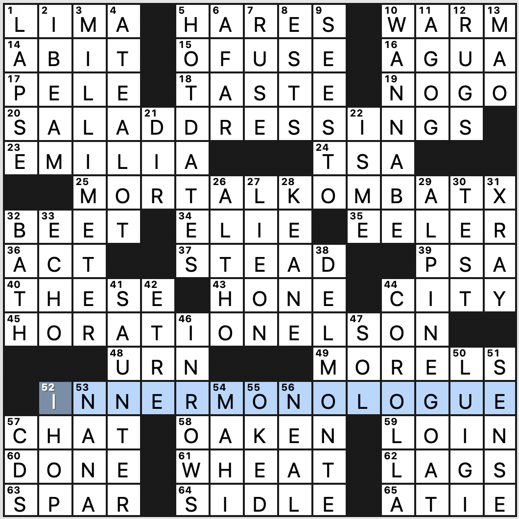 Sunday, July 5, 2020  Diary of a Crossword Fiend