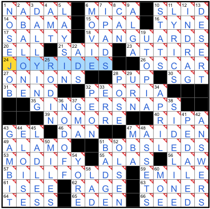 Sunday, July 5, 2020  Diary of a Crossword Fiend