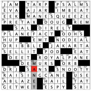 1016-16 New York Times Crossword Answers 16 Oct 16, Sunday