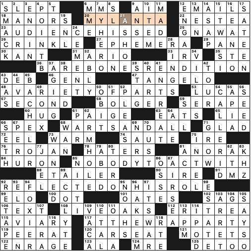 NYT Crossword Answer 05 October: Check Answers And Explanations - SCP  Magazine