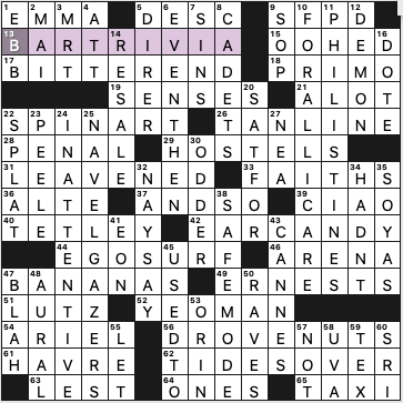 Thursday, July 23, 2020  Diary of a Crossword Fiend