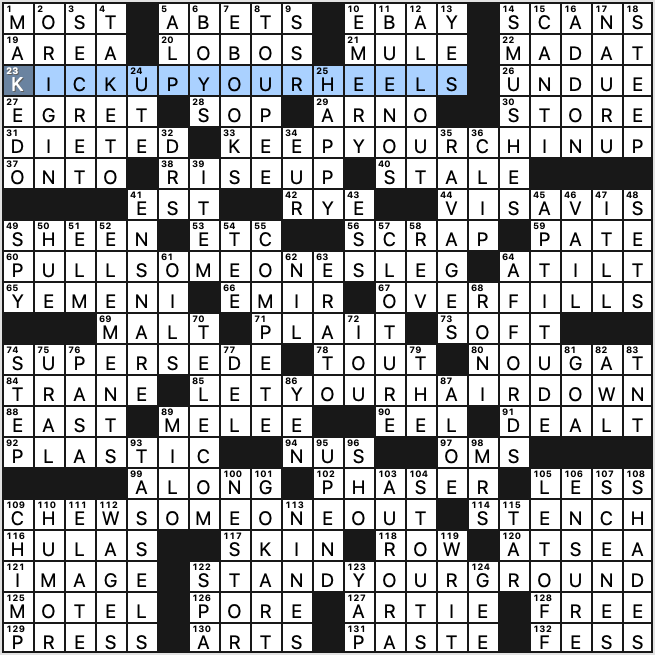 Sunday, November 22, 2020  Diary of a Crossword Fiend