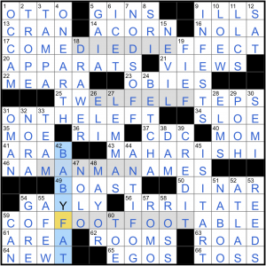 Wed Dec 13, 2023 NYT crossword by Alex Eaton-Salners, No. 1213