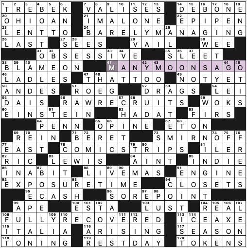 Sunday February 28 2021 Diary Of A Crossword Fiend