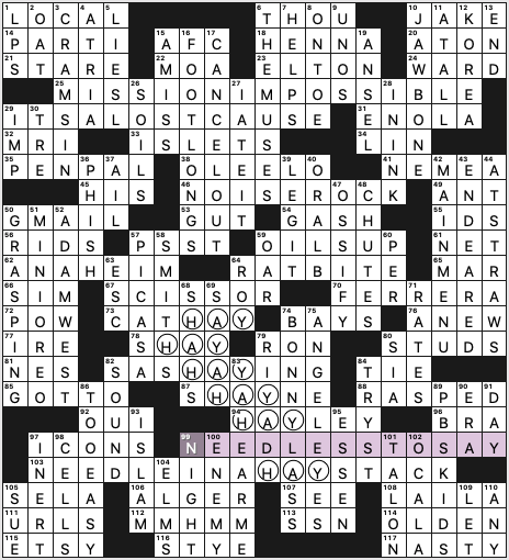 Crossword (11/14/18)