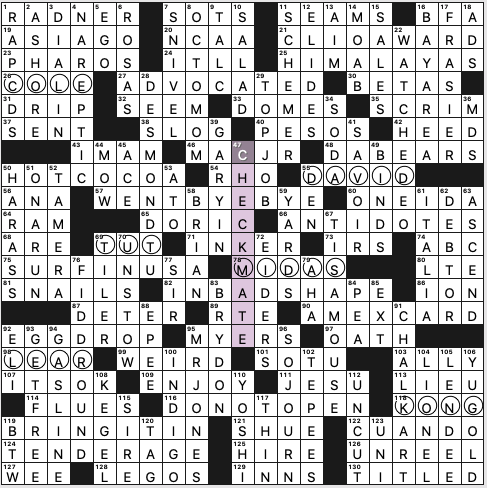 Nyt puzzle answers