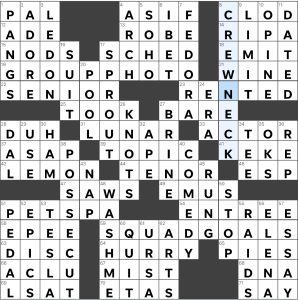 Completed USA Today crossword for Tuesday September 21, 2021