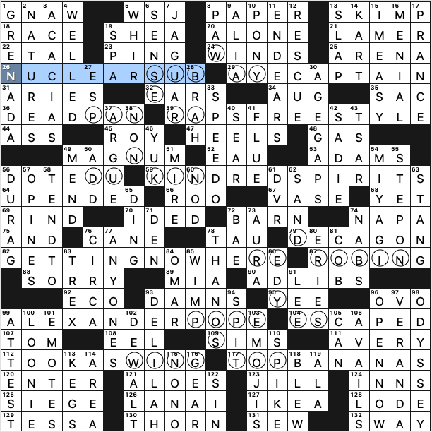 1212-21 NY Times Crossword 12 Dec 21, Sunday 