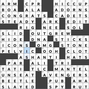 Completed USA Today crossword for Tuesday October 12, 2021