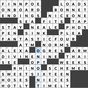 Completed USA Today crossword for Tuesday January 25, 2022