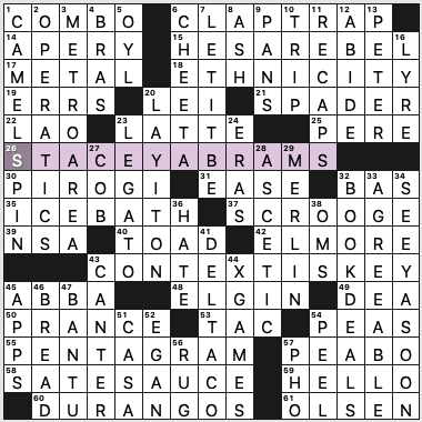 0227-21 NY Times Crossword 27 Feb 21, Saturday 