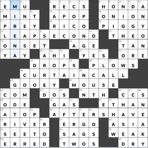 Completed USA Today crossword for Tuesday March 08, 2022
