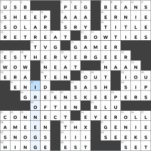 Completed USA Today crossword for Tuesday April 12, 2022