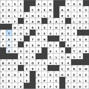 Completed USA Today crossword for Tuesday May 10, 2022
