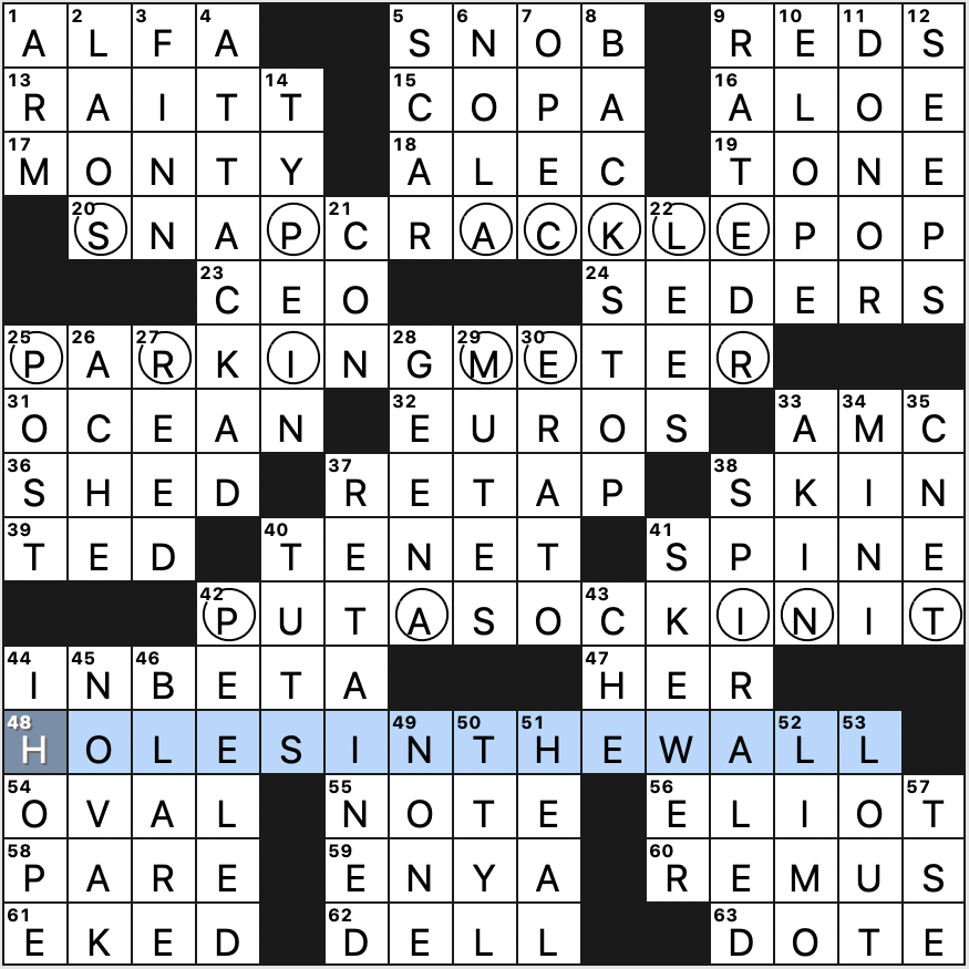 Monday, May 9, 2022 | Diary of a Crossword Fiend