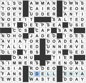 Thursday, May 12, 2022  Diary of a Crossword Fiend