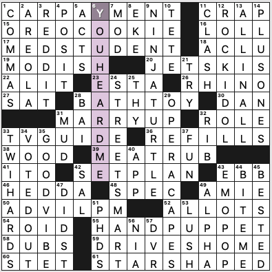 Thursday, May 12, 2022  Diary of a Crossword Fiend