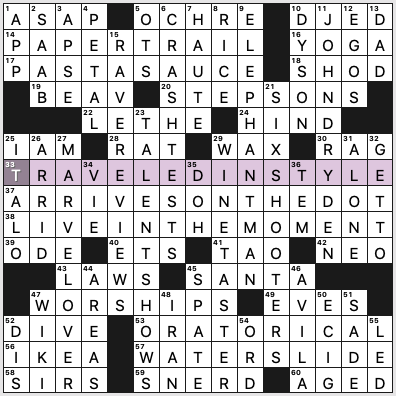 Sunday, May 29, 2022  Diary of a Crossword Fiend