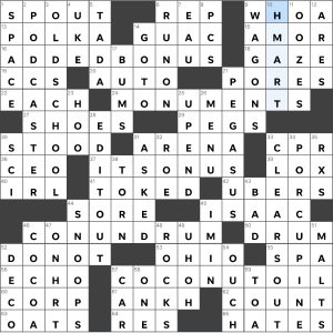 Completed USA Today crossword for Tuesday June 14, 2022