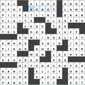 Completed USA Today crossword for Tuesday June 28, 2022