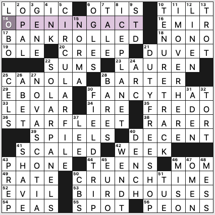 Thursday, May 12, 2022  Diary of a Crossword Fiend