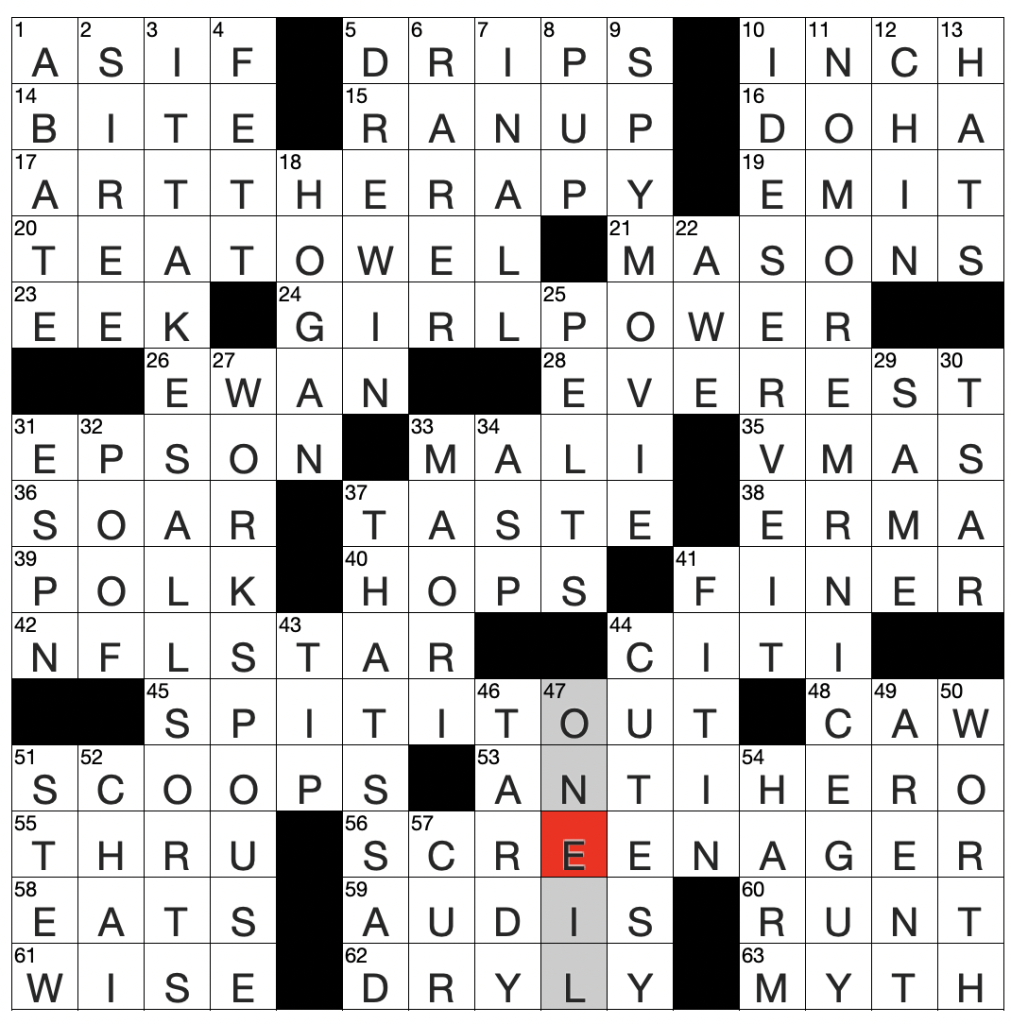 portmanteau coinage for the uneducated nyt crossword