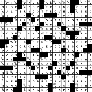 Solution to Evan Birnholz's June 5 crossword, “Color Separation” - The  Washington Post
