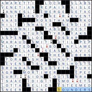 0723-17 New York Times Crossword Answers 23 Jul 17, Sunday 