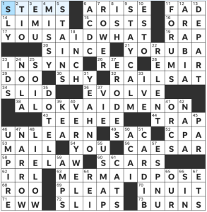 Rafael Musa's USA Today crossword, "Support Centers" solution for 7/8/2022