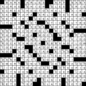 0117-16 New York Times Crossword Answers 17 Jan 16, Sunday 