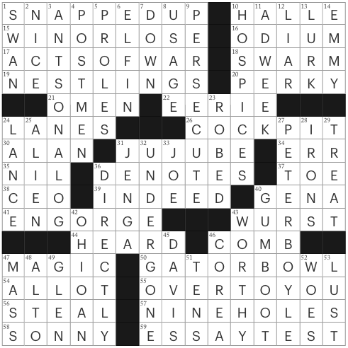 Crossword (3/8/23) - Flagpole