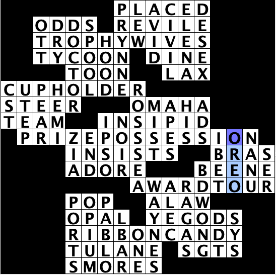 Thursday, August 11, 2022  Diary of a Crossword Fiend