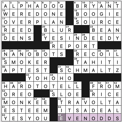 LA Times Crossword 26 Aug 22, Friday 