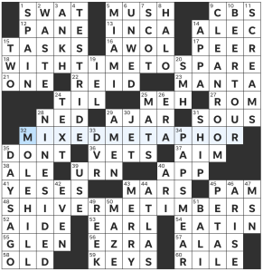 0829-22 NY Times Crossword 29 Aug 22, Monday 