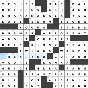 Completed USA Today crossword for Thursday September 29, 2022